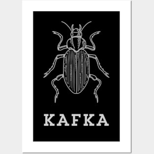 Franz Kafka bug - literature and books Posters and Art